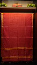 Bhagalpuri linen finish sarees with zari weave patterns | MDS203