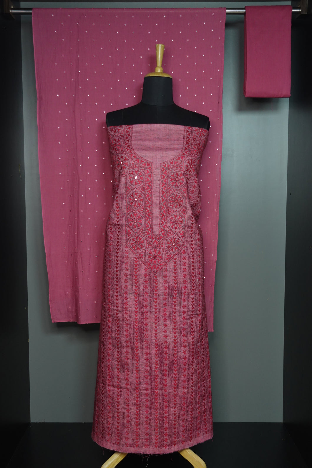 Kantha Embroidered UnStiched Salwar Sets | ARS171