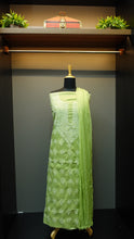 Green Colour Shade Combination Chikankari Embroidered Cotton Salwar Set | SR285
