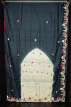 Desi Tussar Embroidered Sarees  | ARS129