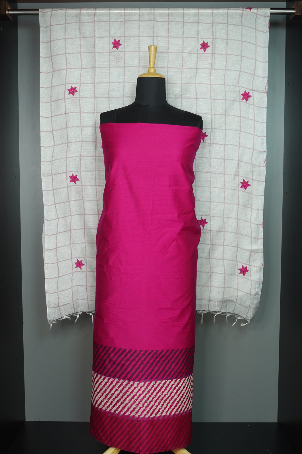 Slub Chanderi Finish Top & Kota Dupatta Sets | SS892