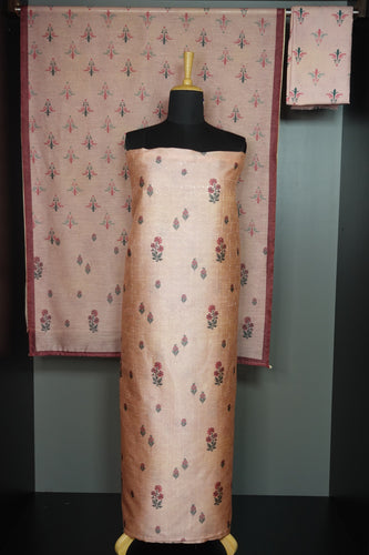 Computerized Machine Embroidered Semi Silk Salwar Sets | SW1229