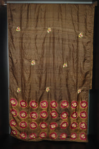 Embroidered Tussar Saree | ARS147