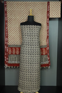Bagru Printed Bhagalpuri Linen Salwar Sets | AF166