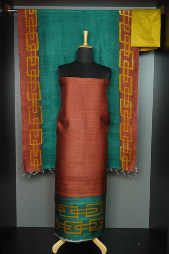 Printed Raw Silk Salwar Set | GC135