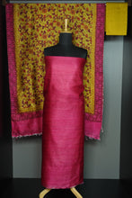 Screen-printed Raw Silk Salwar Set Unstitched | GC129