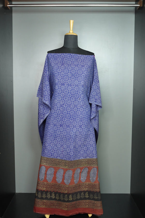 Handblock Printed Kaftan With Paisley Designs | STITCHED | MC509