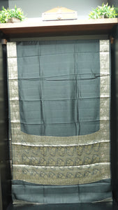 Chiniya silk saree with banarasi weaving borders | JCL518