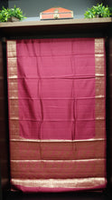 Chiniya silk saree with banarasi weaving borders | JCL518