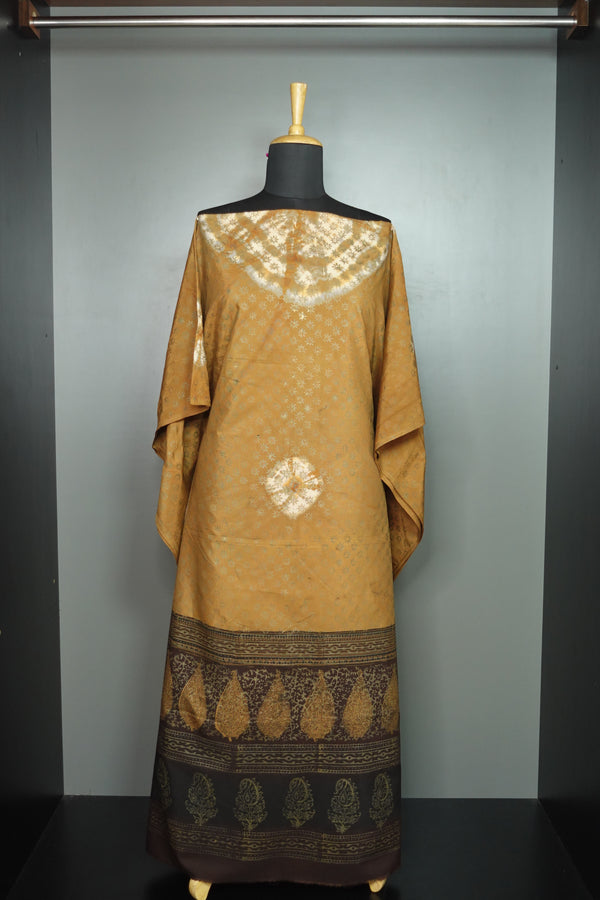 Kadi Handblock Printed Cotton Kaftan | STITCHED | MC515