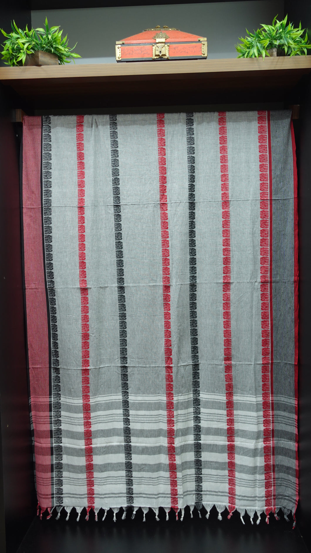 Jamdani Weave Cotton Sarees  | UA103