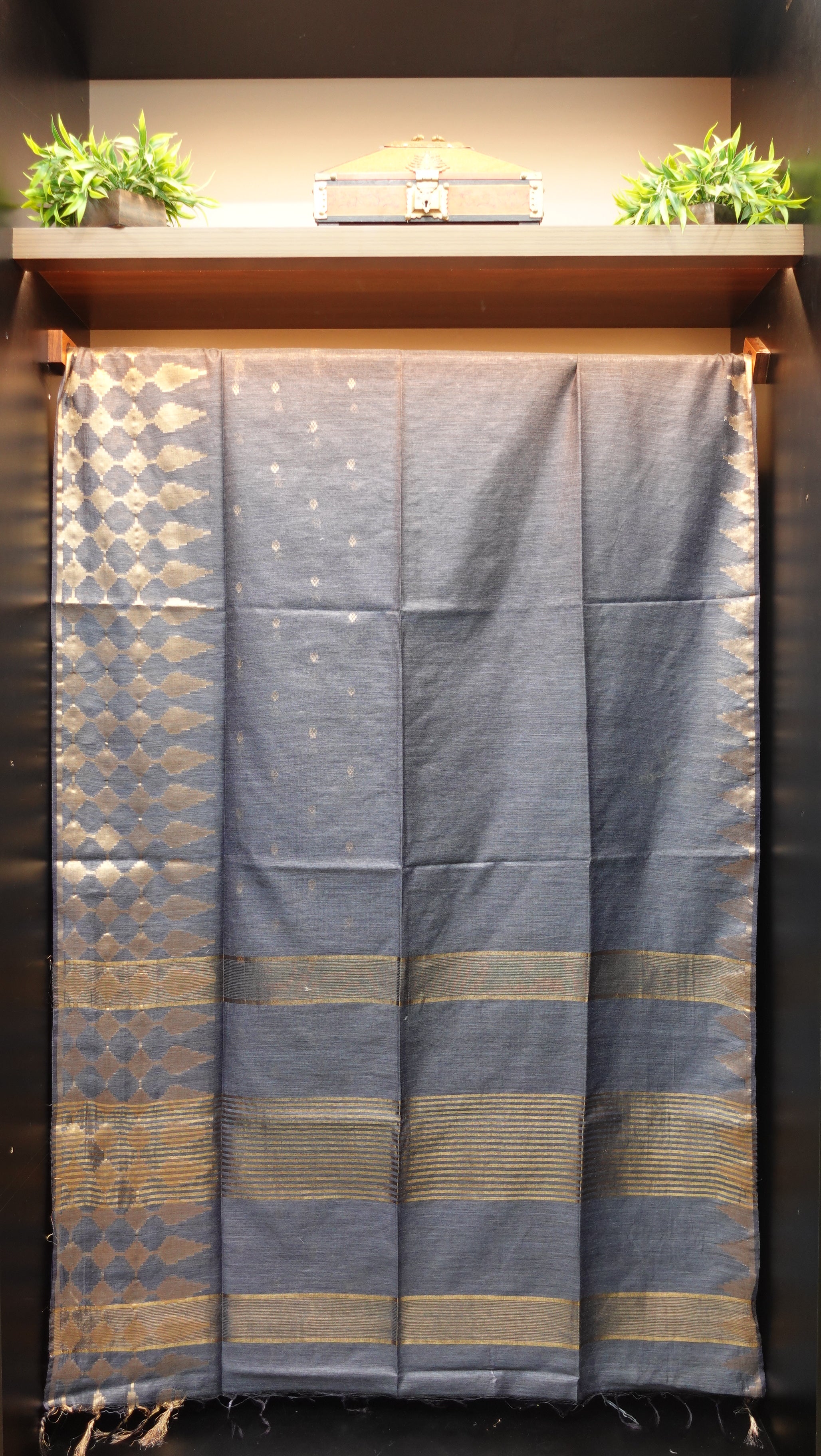 Bhagalpuri Linen Finish Sarees | MRD248