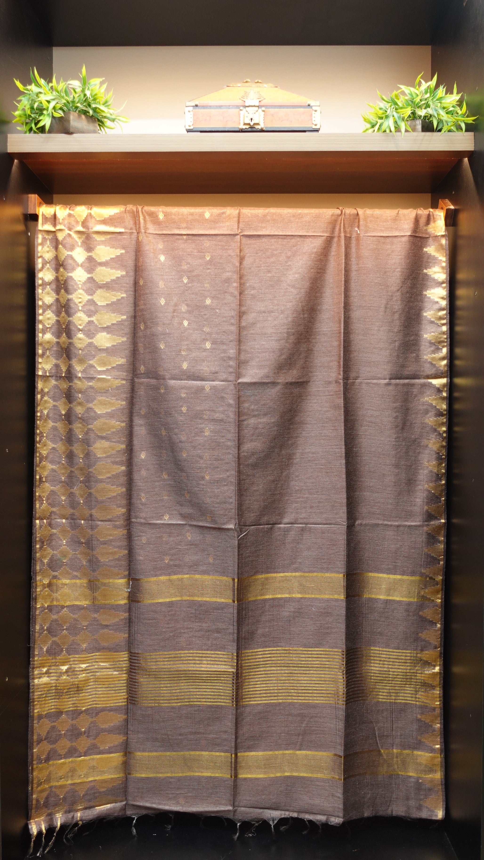Bhagalpuri Linen Finish Sarees | MRD248