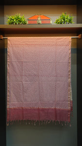 Muga weaved supernet kota screen printed dupatta | SS808
