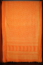 Hand Block Printed Assamese silk Sarees | VFC262