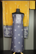 Batik Printed Semi Silk Salwar Sets Unstitched | HY193