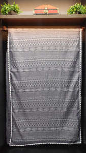 Embroidered silky kota finish saree | ACT633