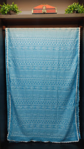 Embroidered silky kota finish saree | ACT633