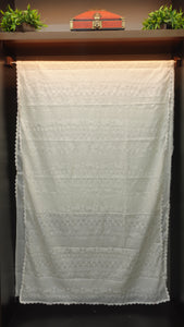 Embroidered silky kota finish saree | ACT633