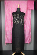 Jute finished cross stitch salwar set | SW1238