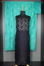 Jute finished cross stitch salwar set | SW1238