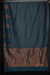 Rain Drop Pattern Semi Silk Sarees | KRK167