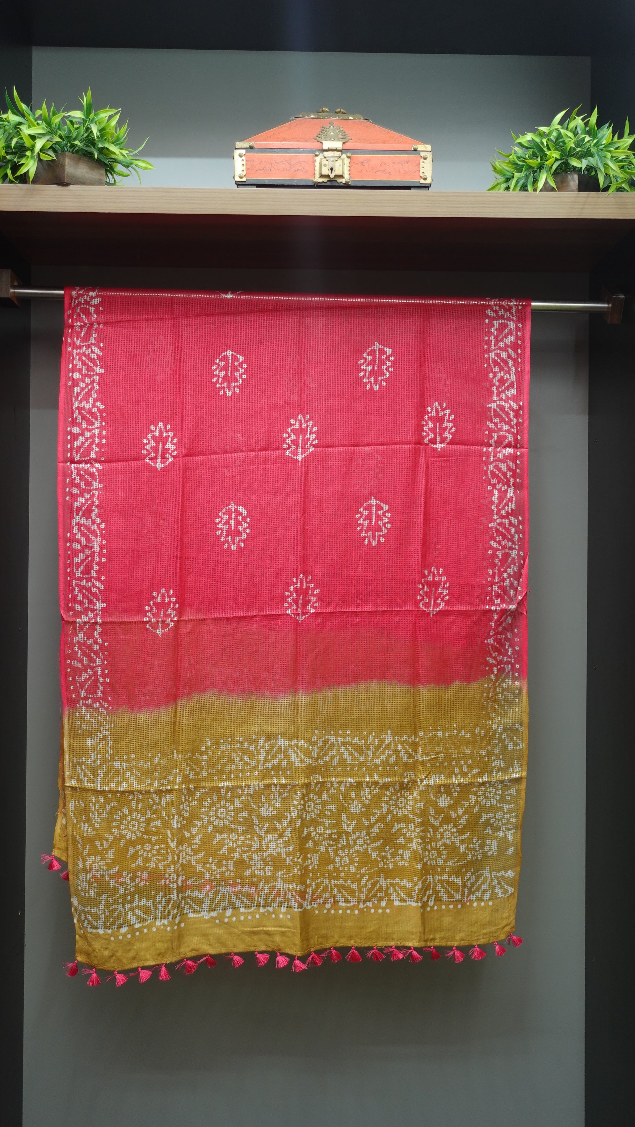Muga Check Kota Dupatta |SS864