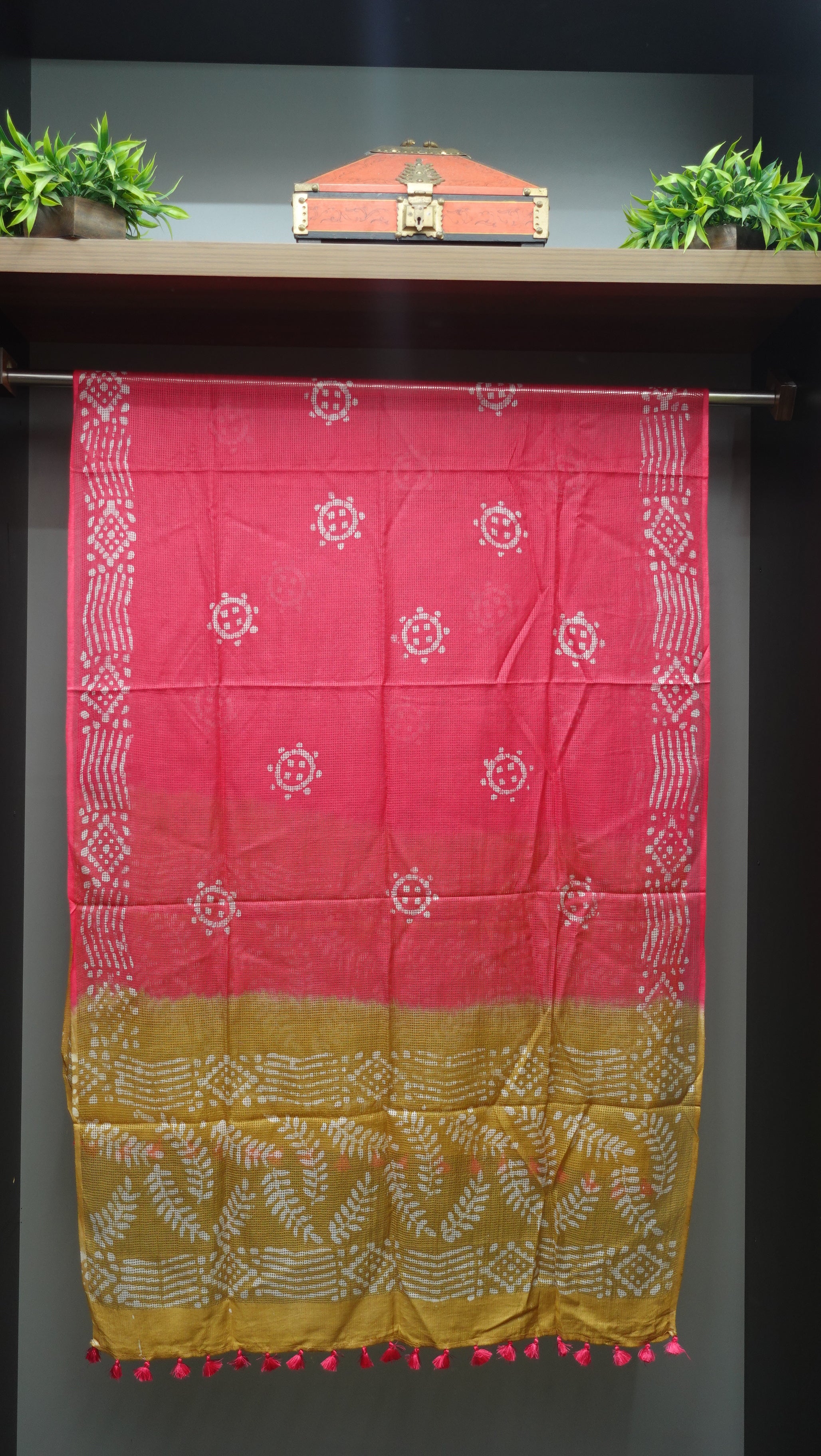 Muga Check Kota Dupatta |SS864
