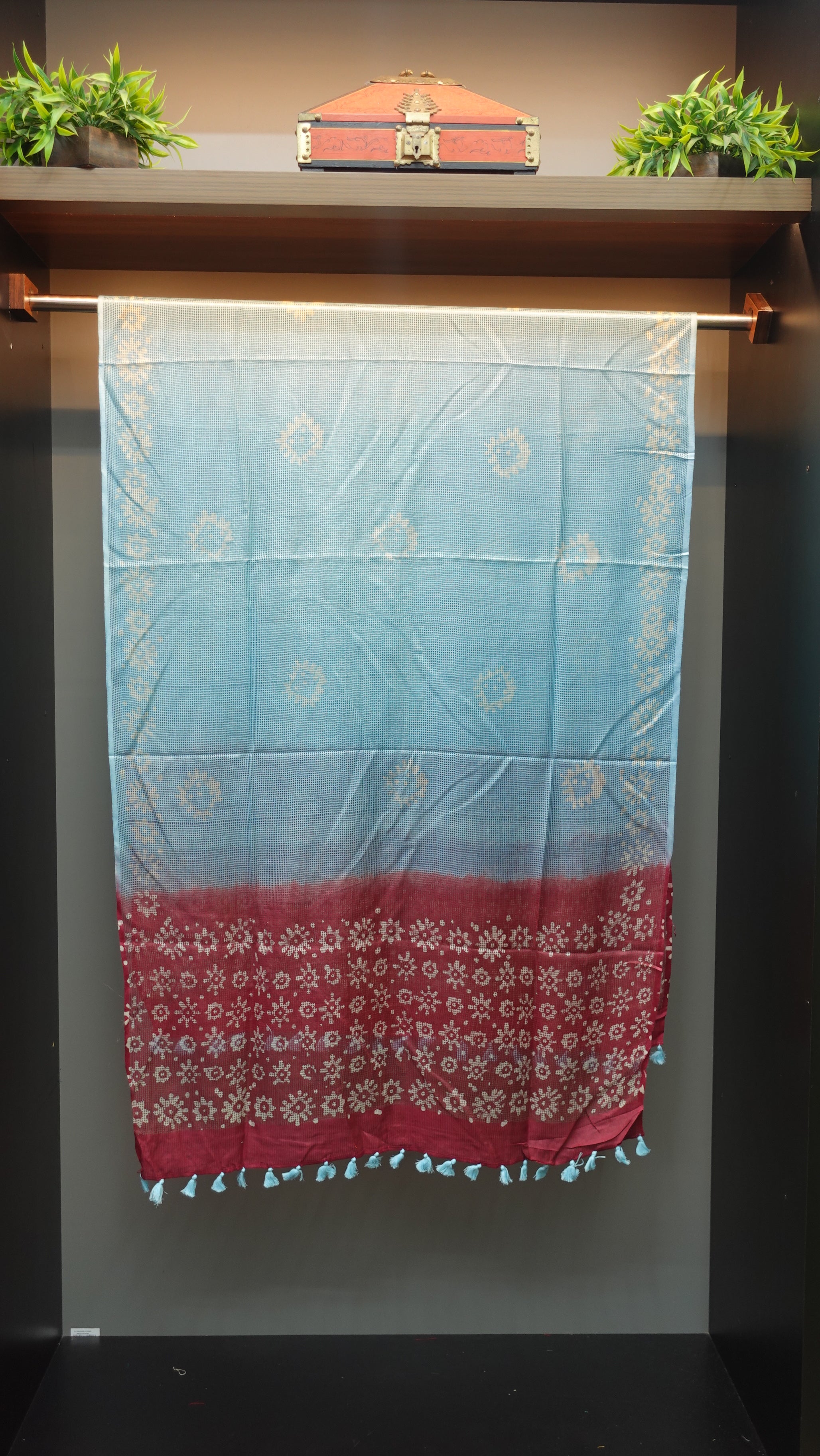 Muga Check Kota Dupatta |SS864