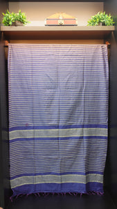 Staple Cotton Saree with Weave Pattern | MDS206