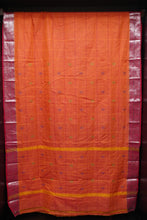 Kanchi Cotton Sarees With Check Weave Patterns | VR138