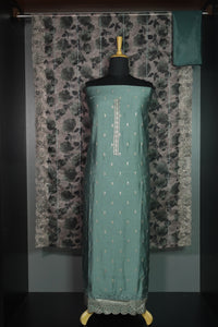 Gorgeous Semi-silk Salwar Sets Unstitched | NI495