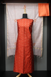 Chanderi Salwar Set with Weave Pattern | SS862