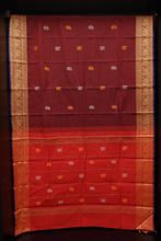 Kanchi Cotton Sarees With Weave Patterns | VR127