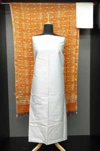Silk Chanderi Salwar Set with Ikat Patterns | JCL598