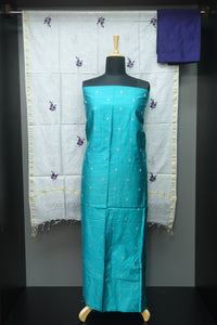 Ikat Weaving Design Slub Chanderi Salwar Sets | SS871