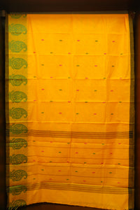 Kanchi Cotton Sarees With Weave Patterns | VR159