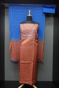 Embroidered Semi Silk Salwar Sets | HY111