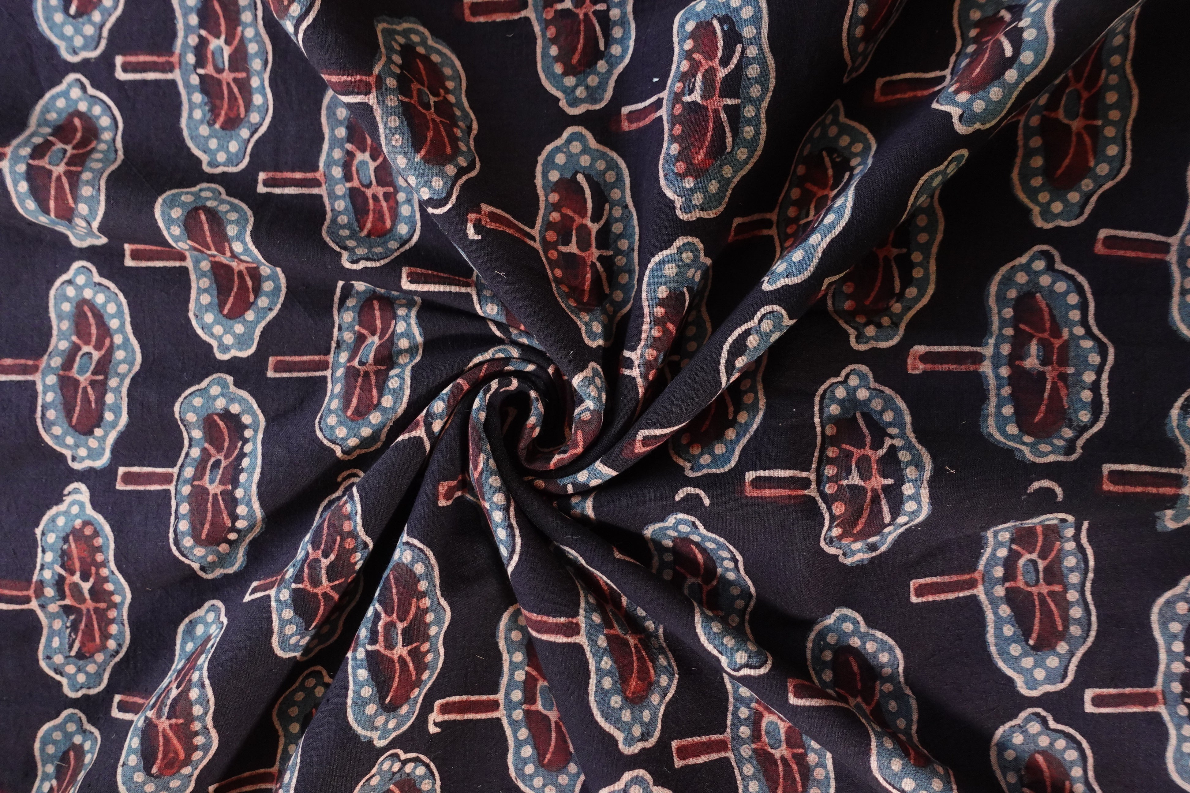 Ajrak Finished Un Stitched Kurta | DN315