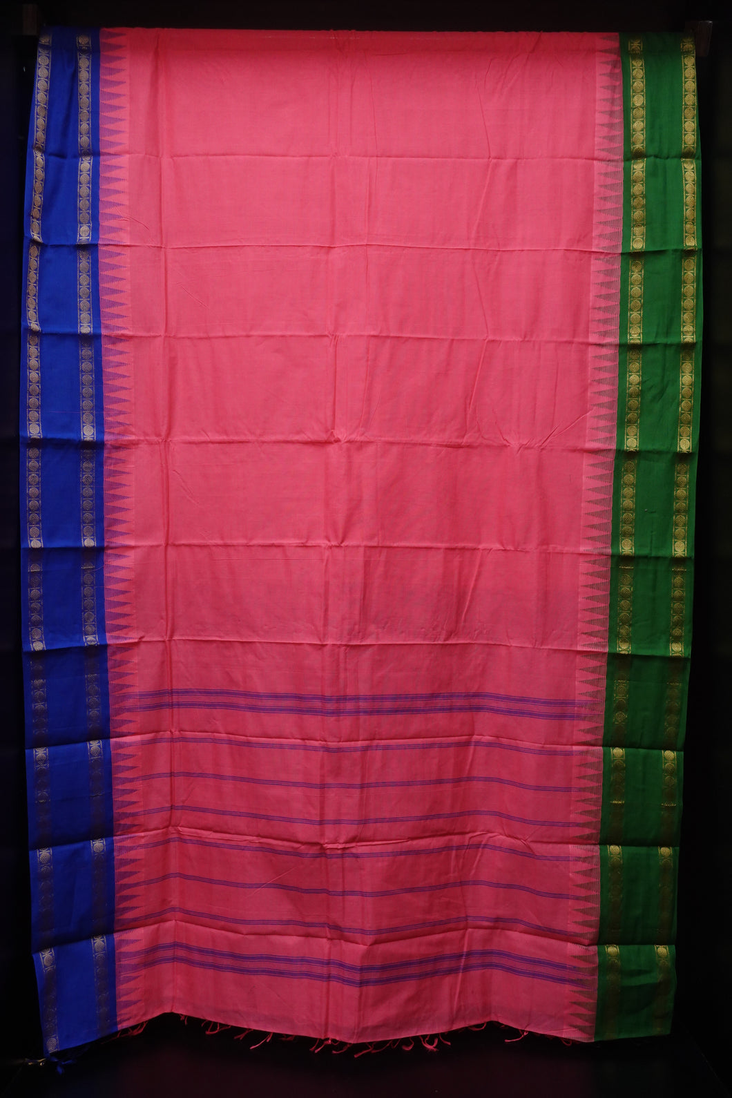 Korval Cotton Sarees With Weave Pattern | VR164