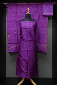 Batik Printed Chanderi Silk Salwar Sets | VFC250