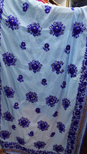 Black color hand worked cotton salwar set with phulkari embroidered dupatta | AH540