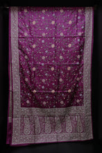Embroidered Lucknowi Finish Tussar Sarees | SBS225