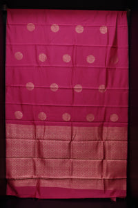 Semi Silk Sarees With Zari Weave Patterns | KT167