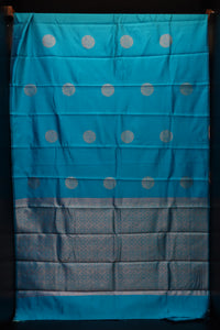 Semi Silk Sarees With Zari Weave Patterns | KT167