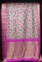 Digital Printed Kanchipuram Saree With Traditional Border | AK116