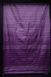 Semi Silk Saree With Line Weave Pattern | KT157