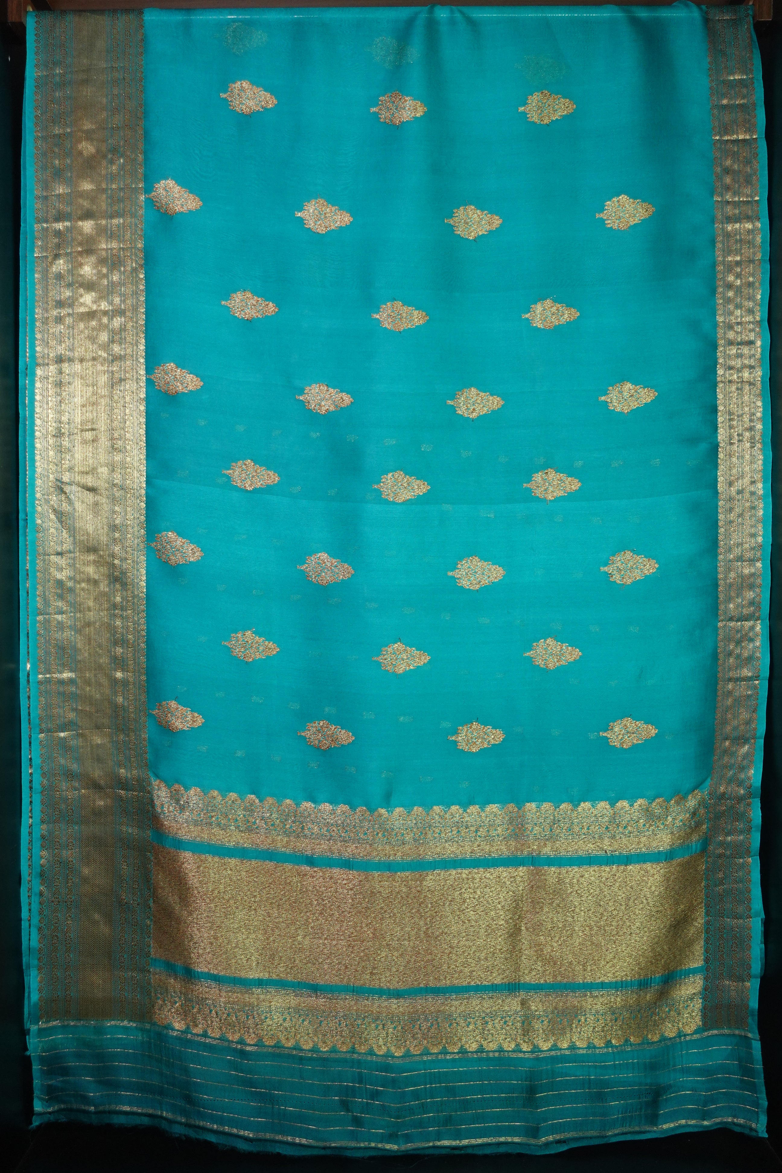 Gopi Buta Design Silk Organza Saree | JCL661