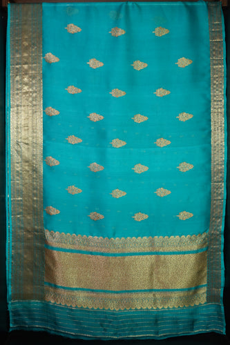 Gopi Buta Design Silk Organza Saree | JCL661