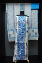 Block Printed Jacquard Weave Cotton Salwar Sets | SW1132